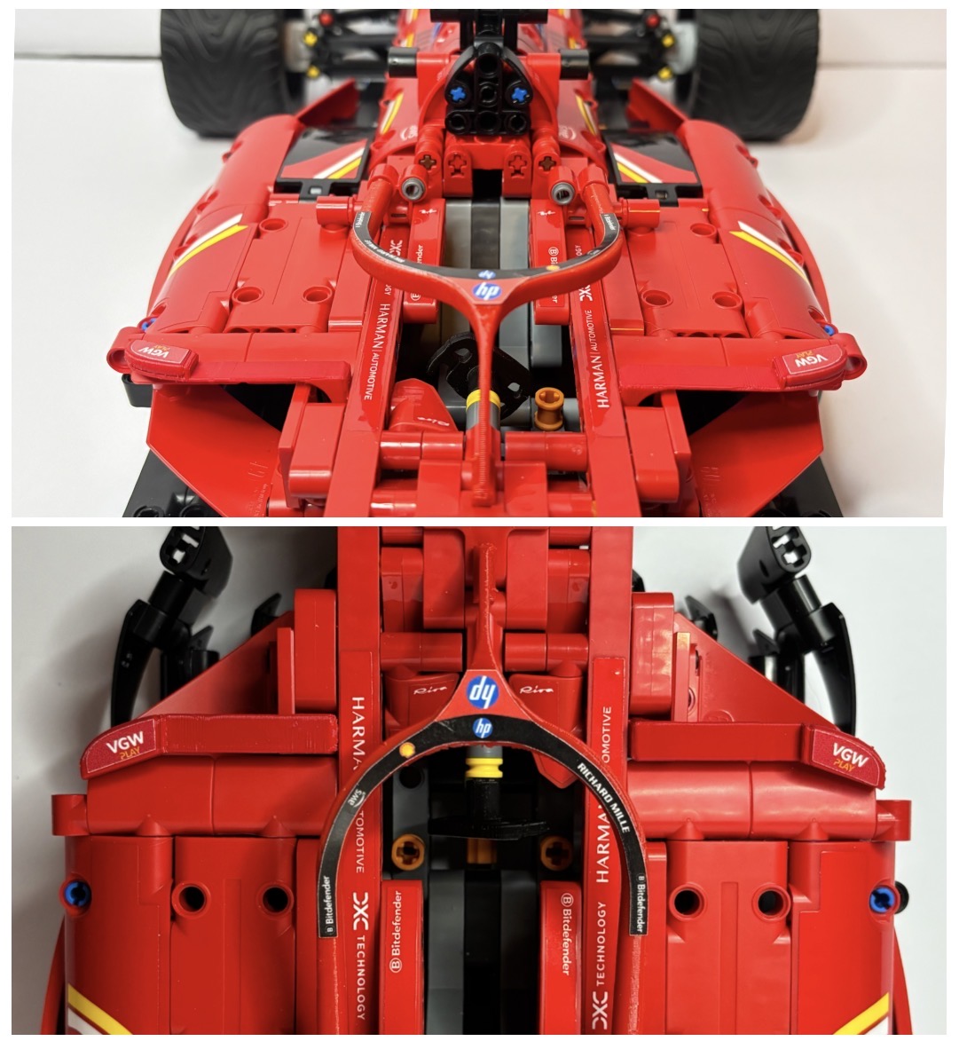 SF24 - 2024 Ferrari Lego Technic F1 #42207 Upgraded Mirrors