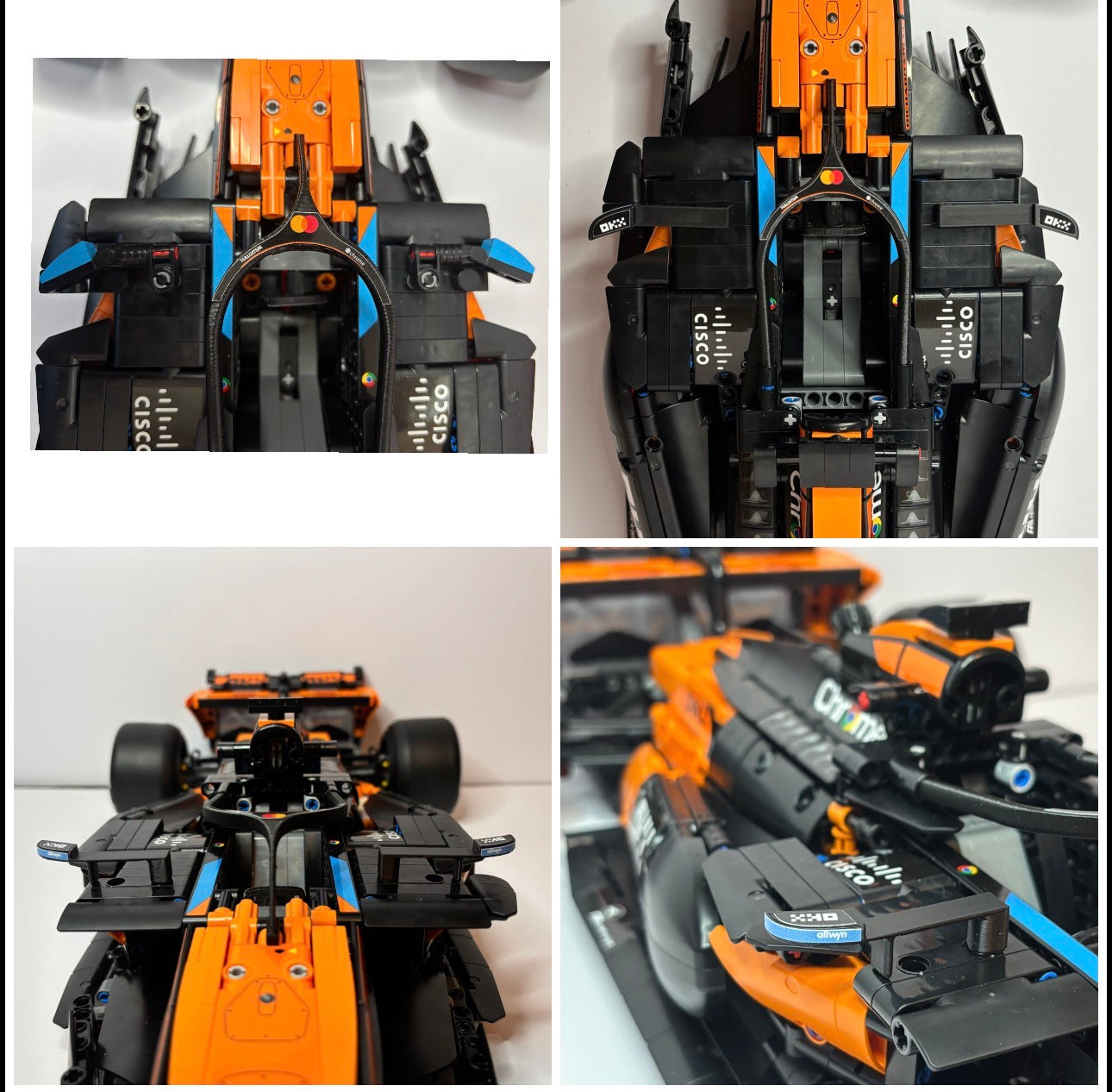 MCL39 - 2025 McLaren F1 Lego Technic #42228 Upgraded Mirrors