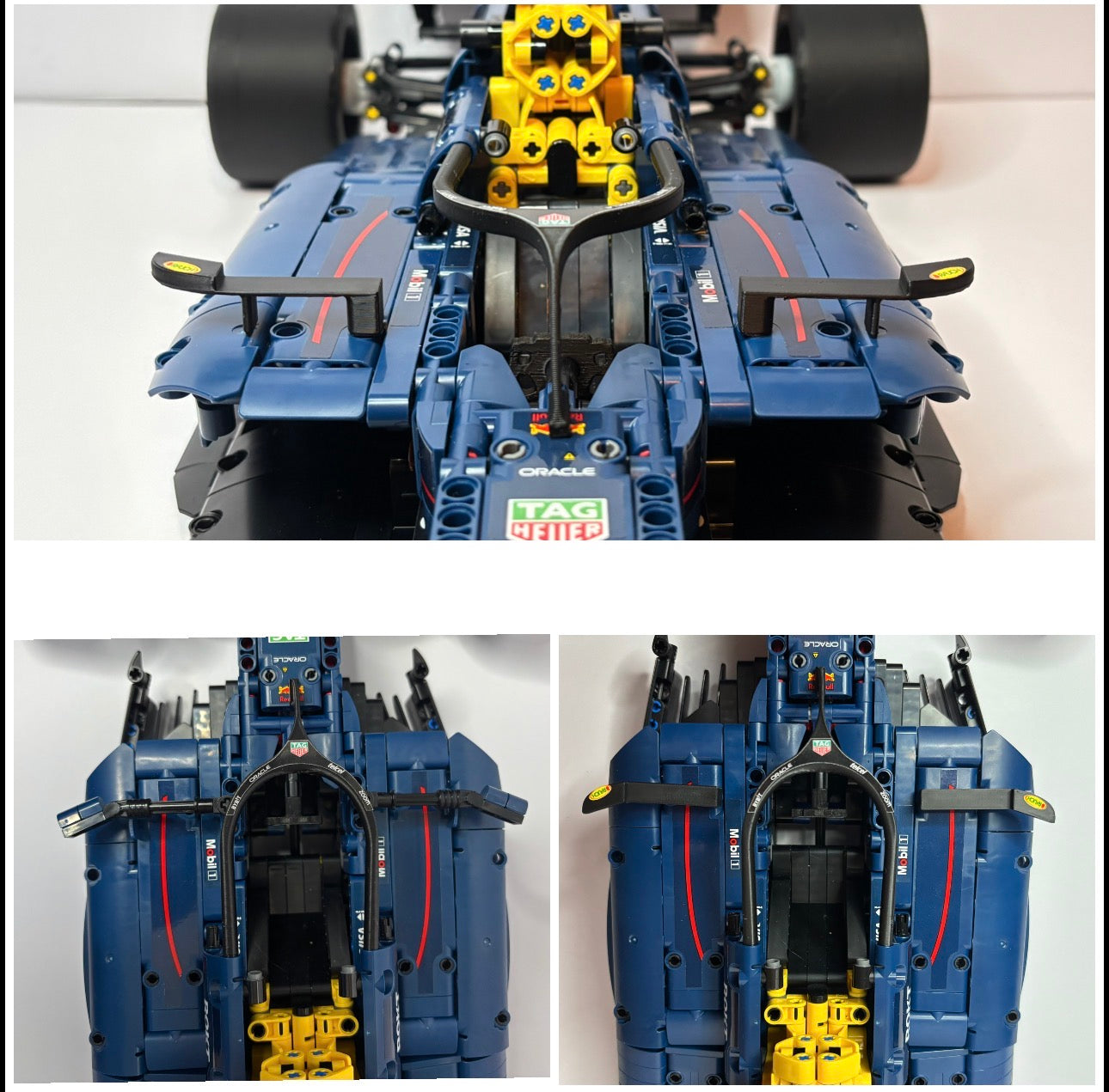RB20 - 2024 Red Bull F1 Lego Technic #42206 Upgraded Mirrors