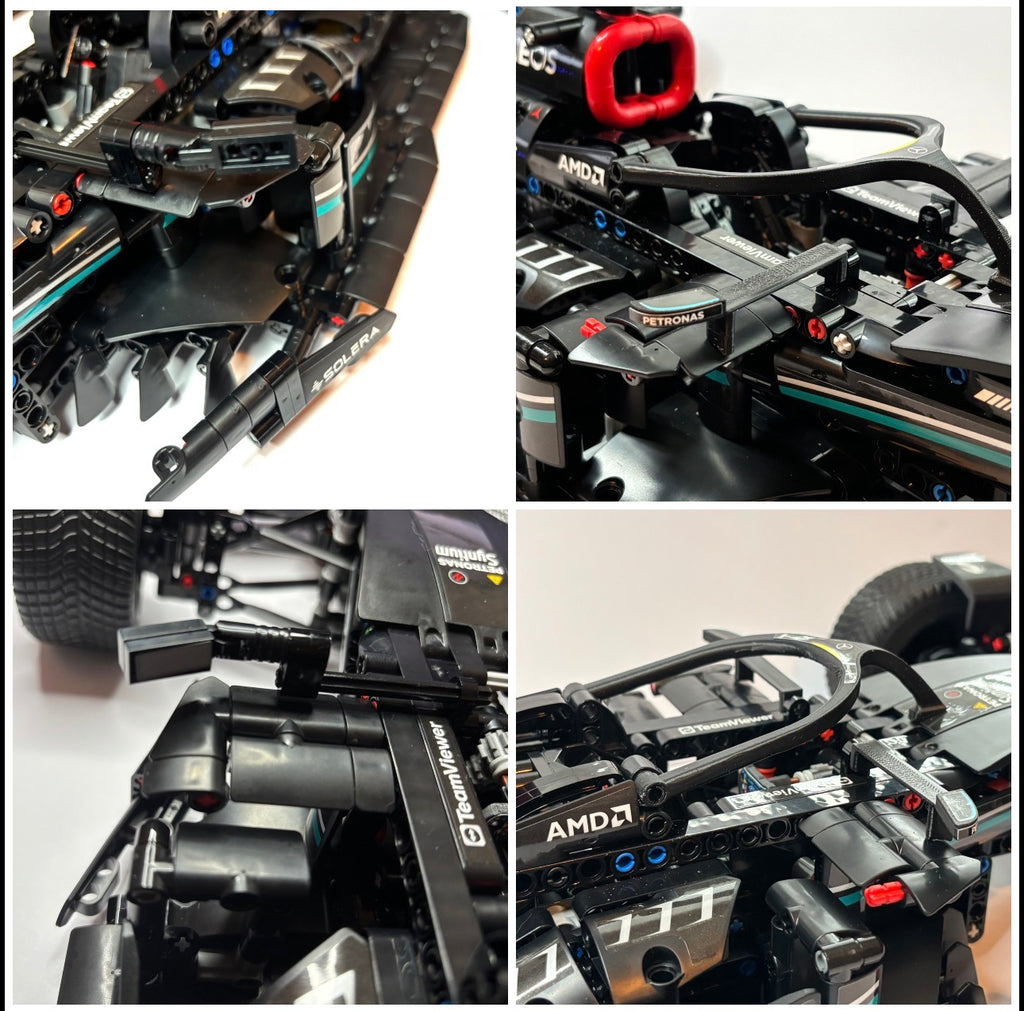 W14 - 2023 Mercedes Lego Technic F1 #42171 Upgraded Halo