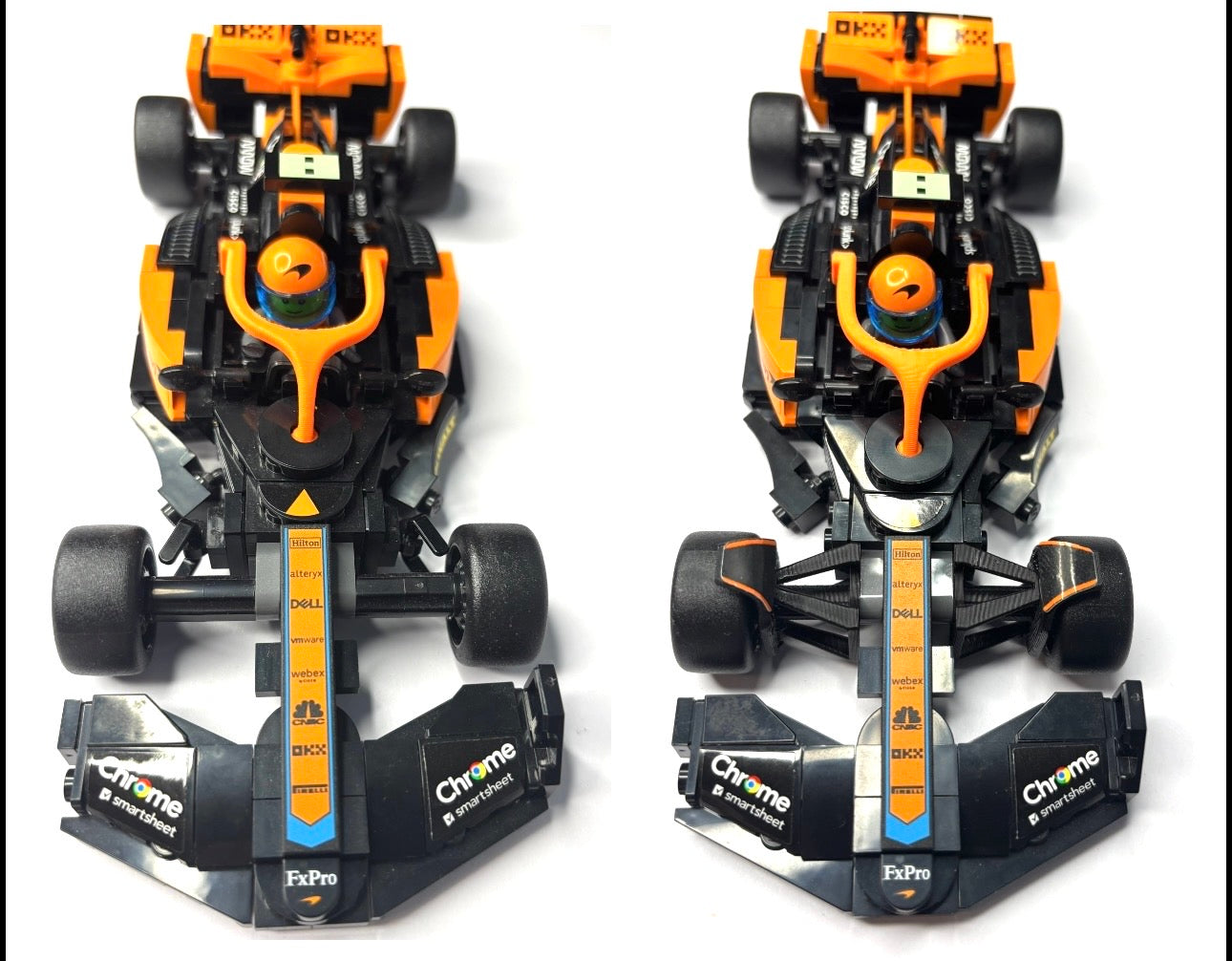 Lego Speed Champions - 2023 McLaren Formula 1 Race Car #76919 - Upgraded Halo and Front Axle
