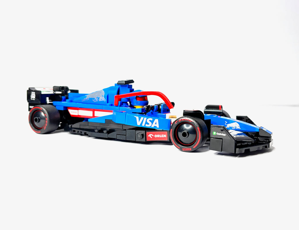 Lego Speed Champions - Visa Cash App RB VCARB 01 F1® Race Car #77246 - Upgraded Halo